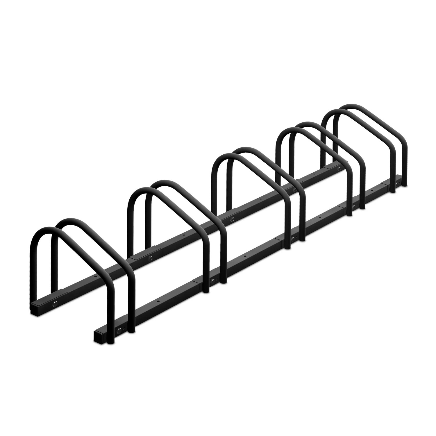 Relaxdays Fahrradständer für 5 Fahrräder Stahl Anthrazit 27 cm x 130 cm x 33 cm