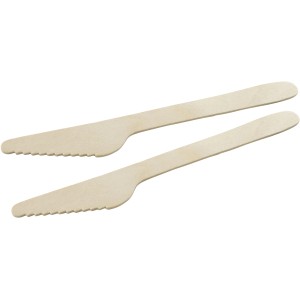 Fackelmann Holzmesser, 16cm, 30 Stück, aus FSC-zertifizierter Birke, für kalte und warme Speisen.