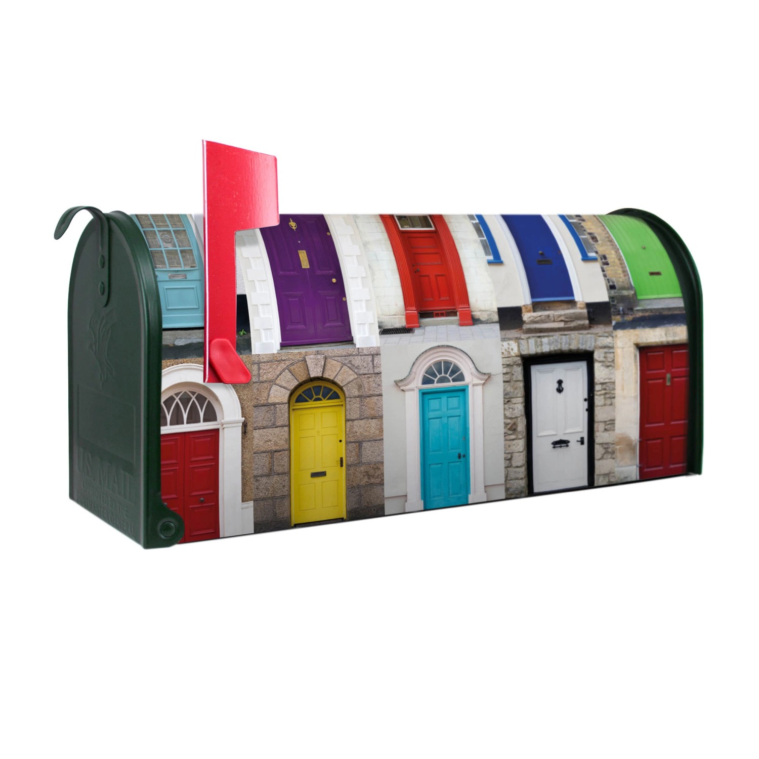 Banjado Amerikanischer Briefkasten Grün 48x22x16cm US Mailbox Letterbox Pos günstig online kaufen