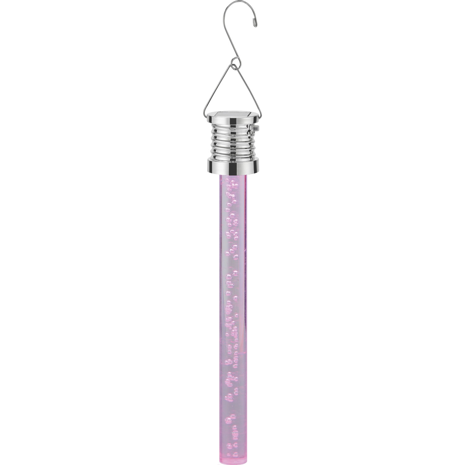 Solar-Hängeleuchte Stab LED Pink Ø 3 cm x 22 cm günstig online kaufen