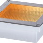 Quadratischer Paulmann LED Bodeneinbaustrahler Brick, warmweißes Licht, 10x10 cm, für den Außenbereich.