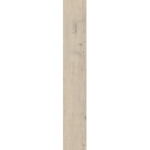Click-Vinylboden Landhausdiele Eiche Polar, helle Holzoptik für Wohnräume.