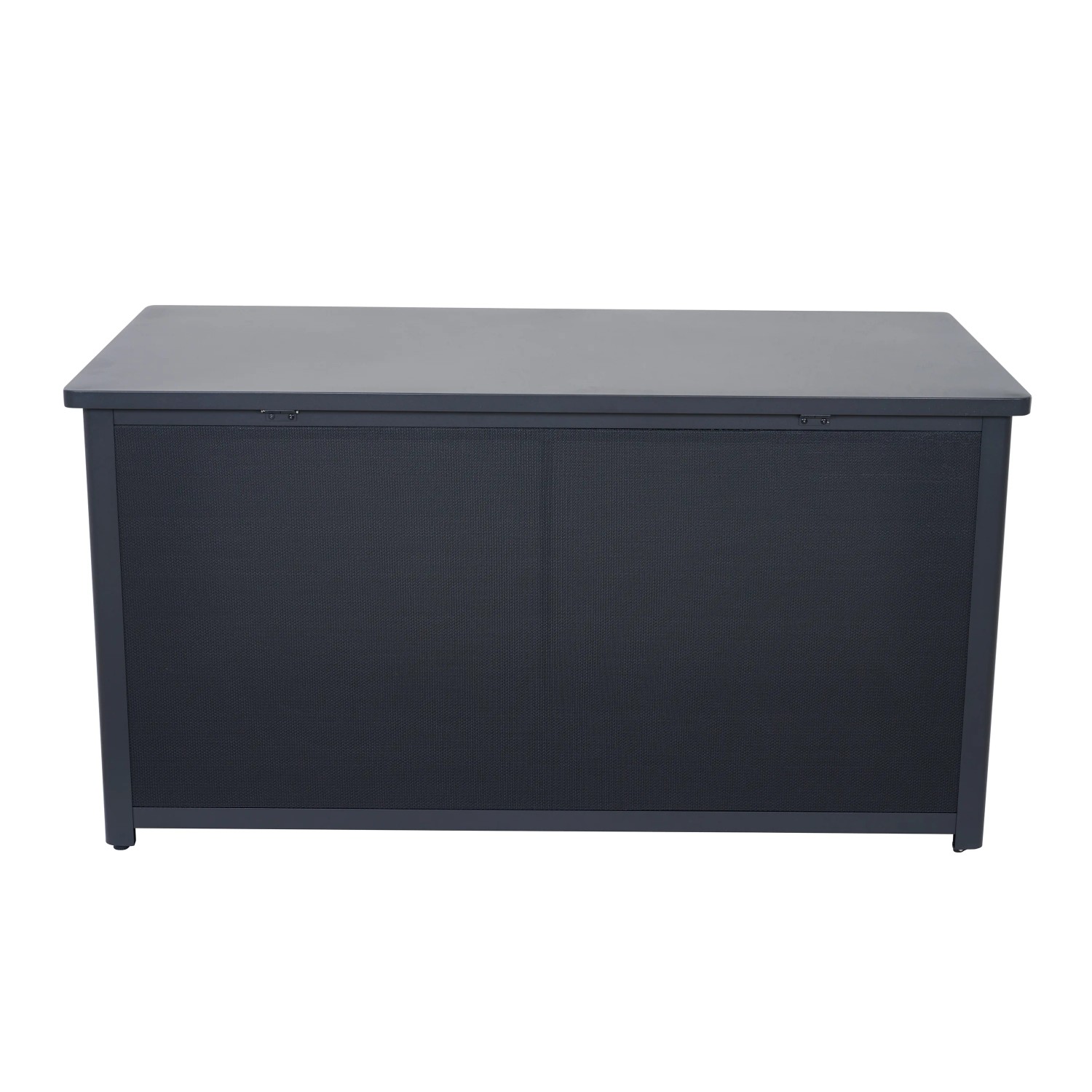 Dunkelgraue Siena Garden Kissenbox Sabano (159x79x83cm) zur Aufbewahrung von Gartenkissen.