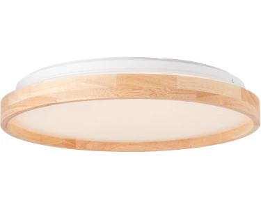 Brilliant LED-Deckenleuchte FSC® OBI 39 Holz-Weiß Alson cm kaufen bei