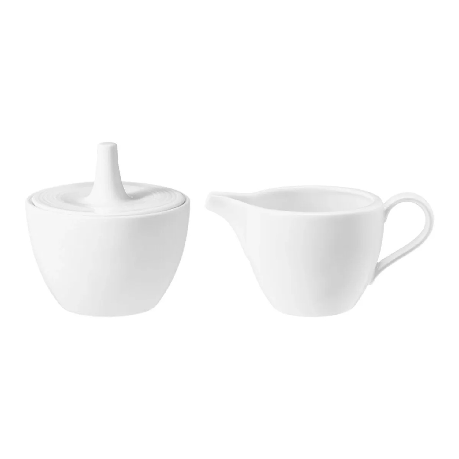 Seltmann Weiden Beat Color Glaze Milch- und Zucker-Set 2-teilig Weiß