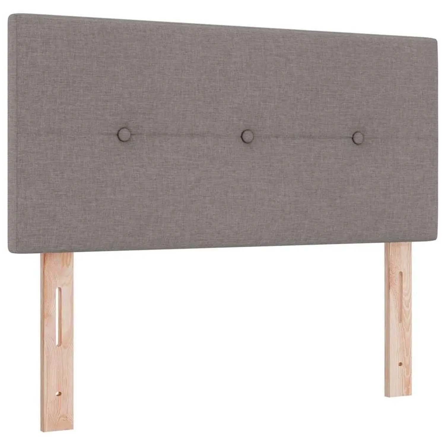 vidaXL Höhenverstellbares Kopfteil mit Kopfteil Taupe 90 cm Stoff 42007128
