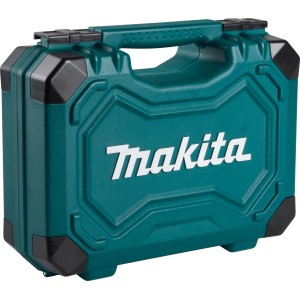 Makita Werkzeug-Set E-10899, 76-teilig im blauen Tragekoffer.
