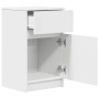vidaXL Nachttisch Weiß 39x35x65 cm Holzwerkstoff 861319_5