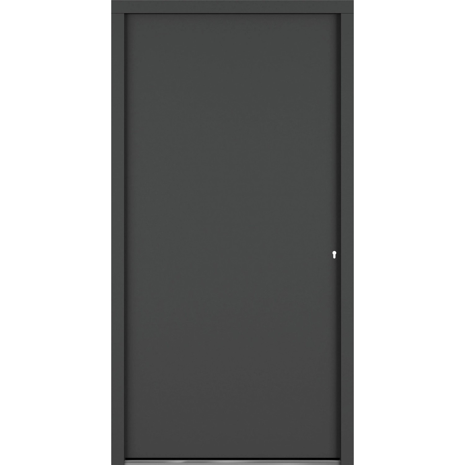 Roro Haustür OAE 1201 Aluverbund Weiß-Anthrazit 100 cm x 210 cm DIN R günstig online kaufen