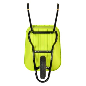 Haemmerlin Schubkarre Sunny, 100 l, anisgrün, Kunststoffmulde, Luftrad