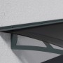 Graues Palram Canopia Vordach Aquila, eine stilvolle und schützende Ergänzung für jeden Hauseingang.
