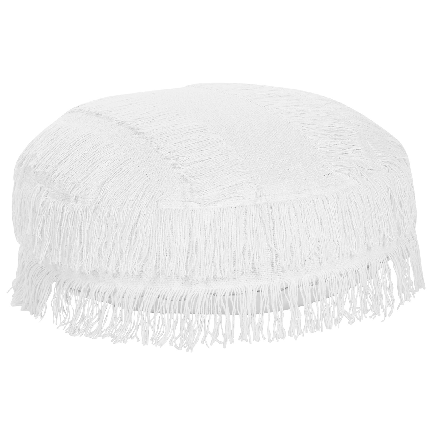 Beliani Bodenkissen OULAD Weiss 50x50x20 günstig online kaufen