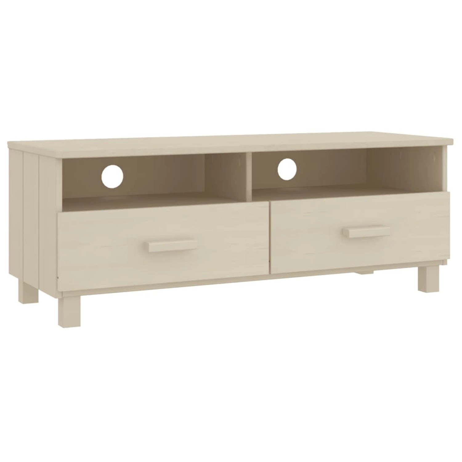 VidaXL TV-Schrank HAMAR Honigbraun 106x40x40 cm Massivholz Kiefür