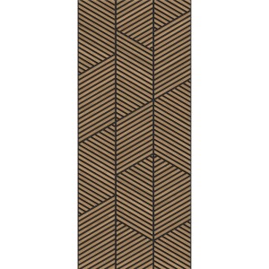 Grosfillex Wandpaneel Linio Graphic Light Oak mit 3D Optik und Holzstruktur.