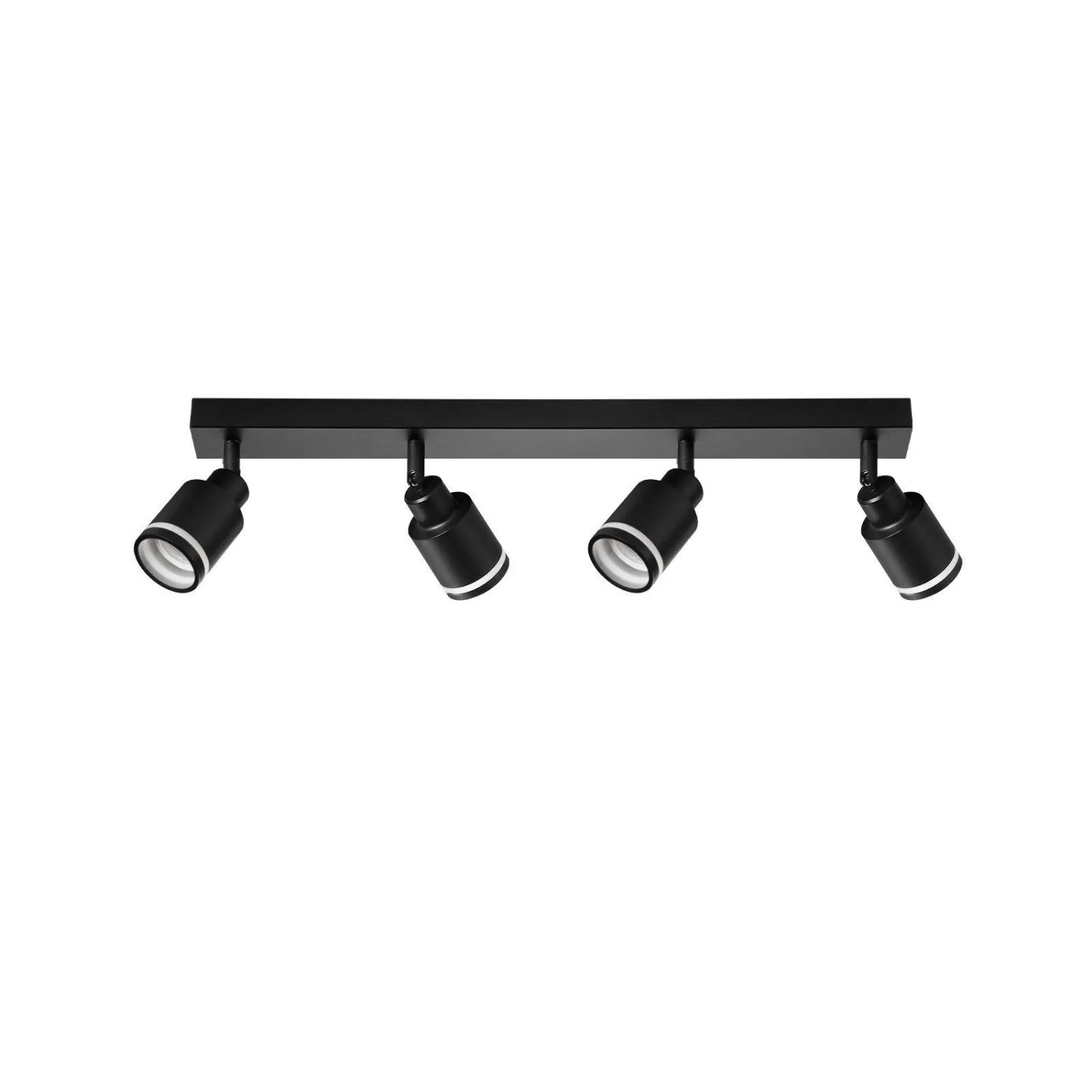 NETTLIFE Deckenstrahler aus Metall Schwarz-53 NETTLIFE Deckenstrahler aus Metall L55cm Schwarz