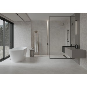 Wandfliese Silver Peak Steingut Creme 30cm x 60cm