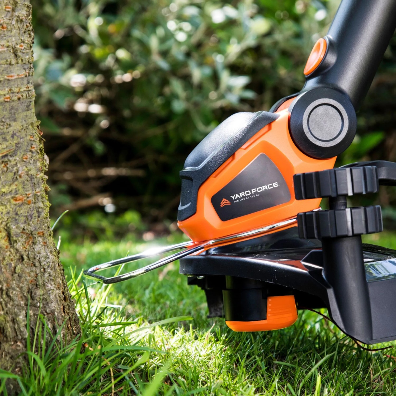 YARD FORCE Elektro-Rasentrimmer ET U25-EU mit Doppelfadenschnitt und Schwenkbarem Kopf_4