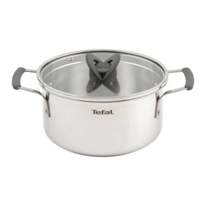 Tefal Kochtopfset Tefal Opti&acuteSpace Edelstahlfarben, 6-teilig