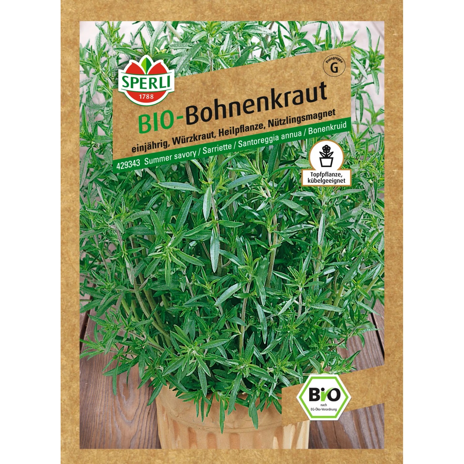 Sperli Bio Bohnenkraut "Cyrano"