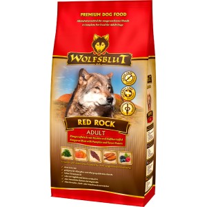 Wolfsblut Red Rock Adult Hunde-Trockenfutter mit Känguru, Kürbis und Süßkartoffel.