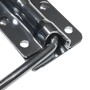 HMF 14990-09 Klappgriff für Kisten 2er Set Gefedert 125 x 4 cm Silber Verzinkt_3