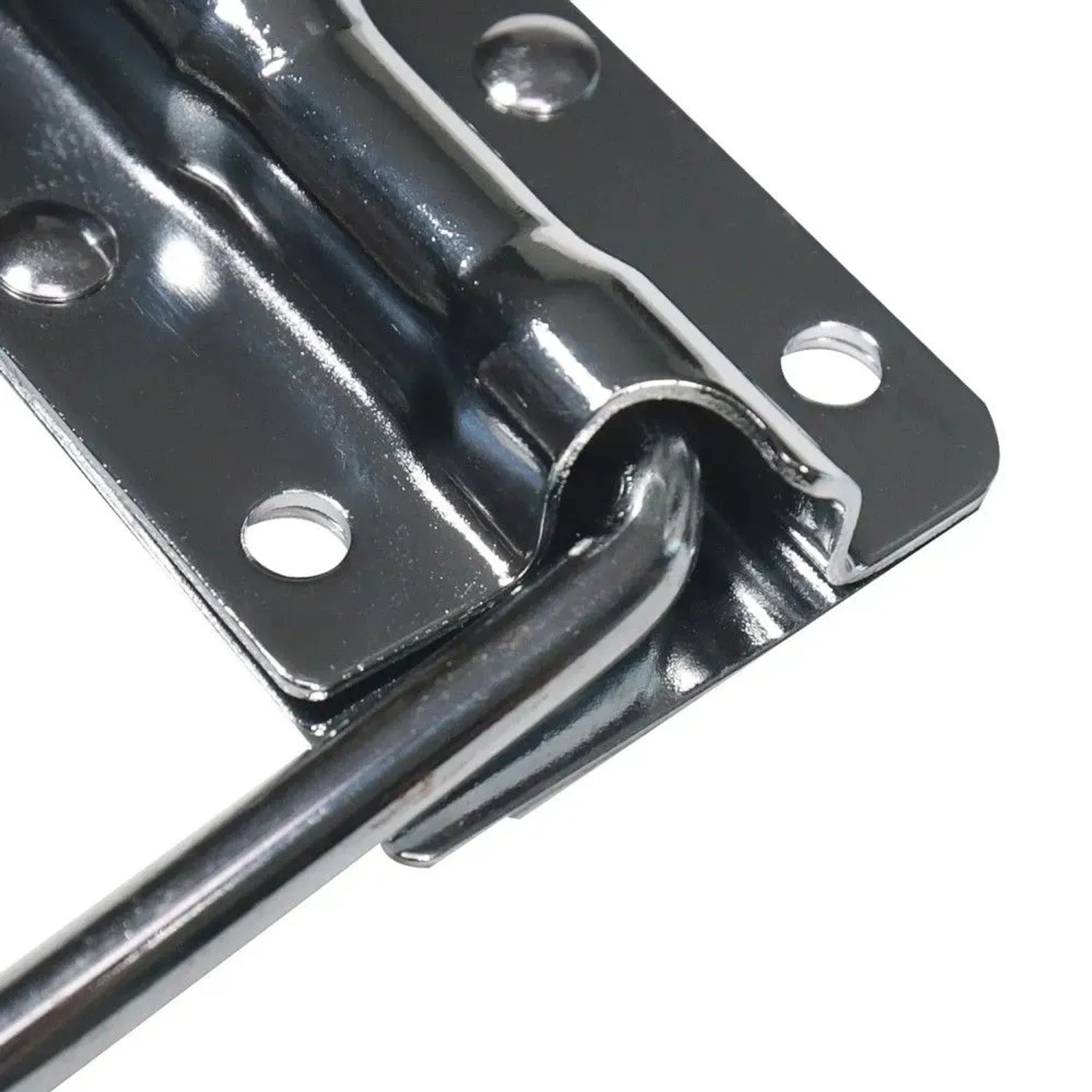 HMF 14990-09 Klappgriff für Kisten 2er Set Gefedert 125 x 4 cm Silber Verzinkt_3
