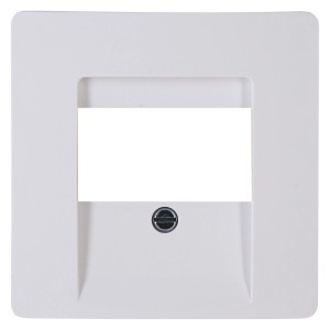 Kopp TAE-Abdeckung Paris, arktisweiß, für Telefonanschlussdose.