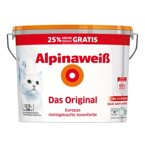Alpinaweiß Das Original matt 10 + 2,5 Liter
