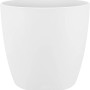 Weißer Elho Blumentopf Brussels Mini, rund, Ø 10,5 cm, ideal für Zimmerpflanzen.