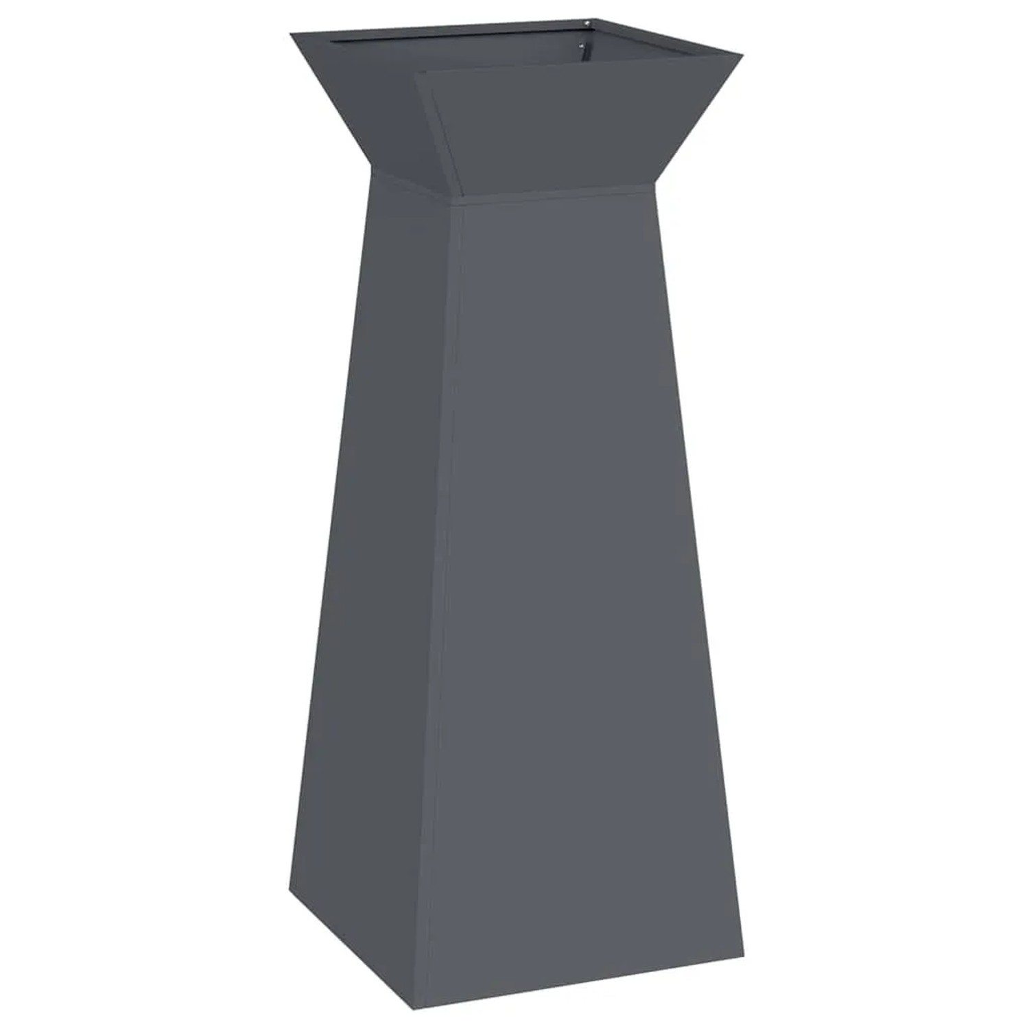 vidaXL Säulen Pflanzer Anthrazit 40 x 40 x 100 cm 873856