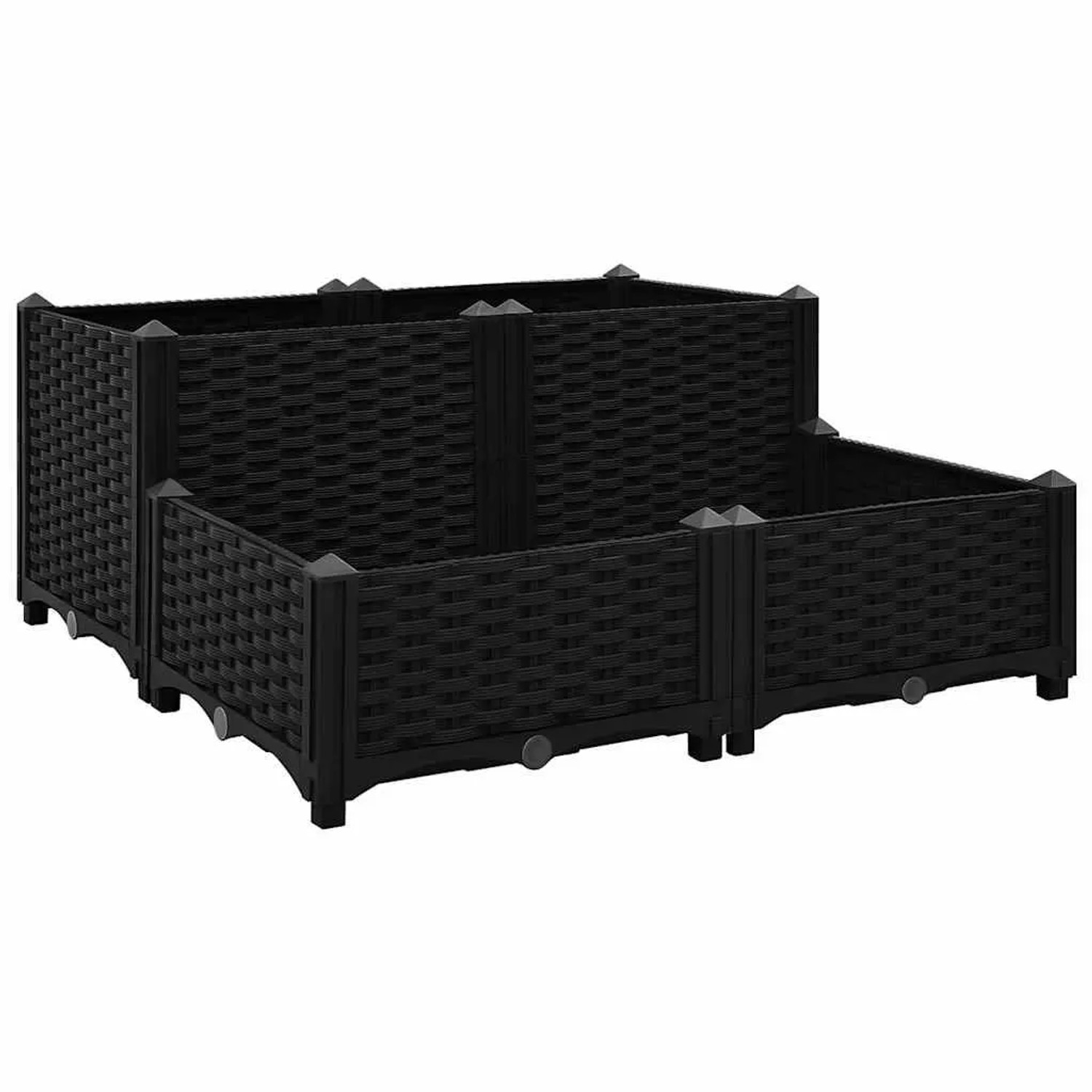 vidaXL Hochbeet 80x80x38 cm Polypropylen 316538