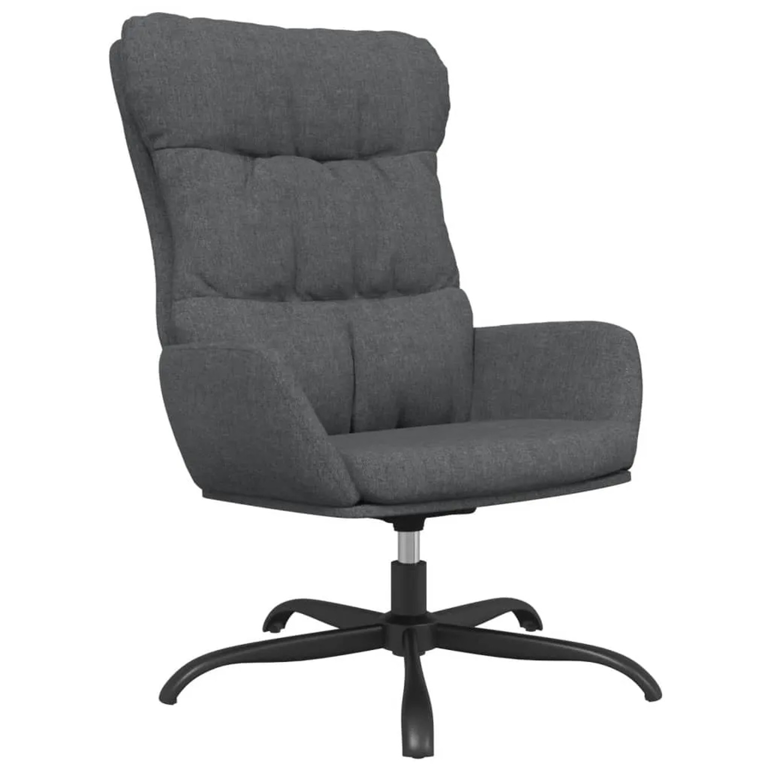 vidaXL Relaxsessel Dunkelgrau Stoff 341177