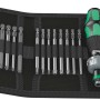 Wera Bit-Schraubendreher Set, 17-teilig mit Ratschenfunktion und verschiedenen Bits in Falttasche.