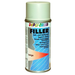 Dupli-Color Lackspray Filler Beige, 150ml Dose für Lackreparatur und Karosseriearbeiten.