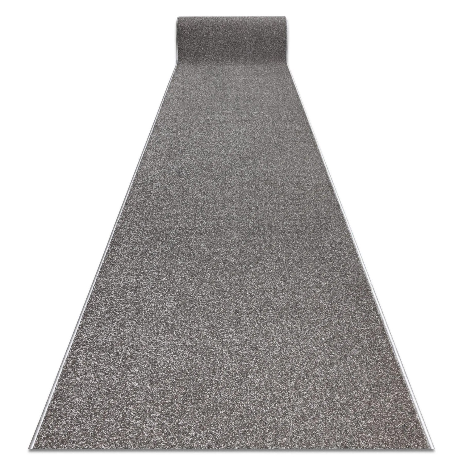 RugsX Läufer Karmel Glatt  VG15810 Grau 60cm 140cm