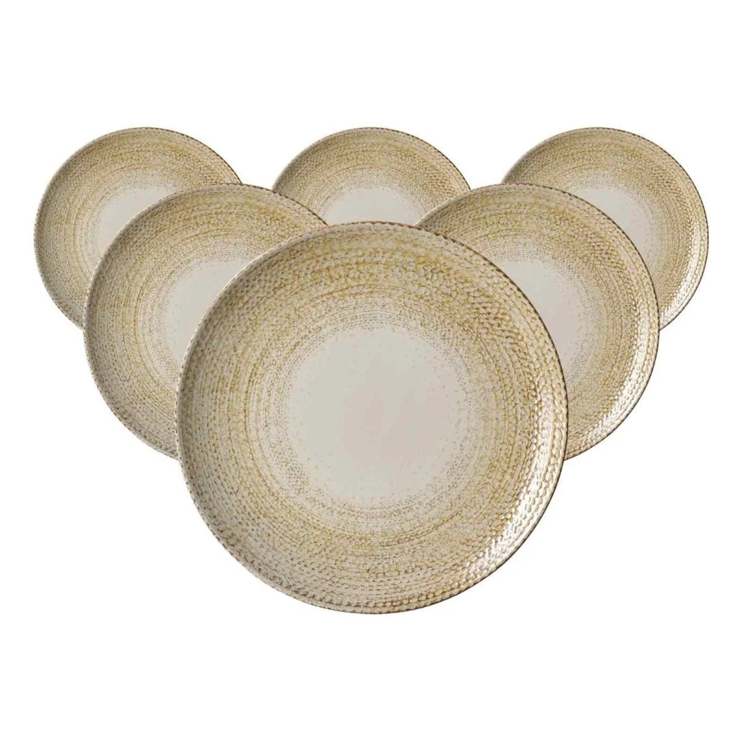 Ritzenhoff & Breker Rimini Speiseteller 26 cm Sand 6er Set
