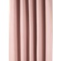 Rosafarbener Schlaufenschal 245x135 cm für Gardinenstangen, ideal als Fenstervorhang.