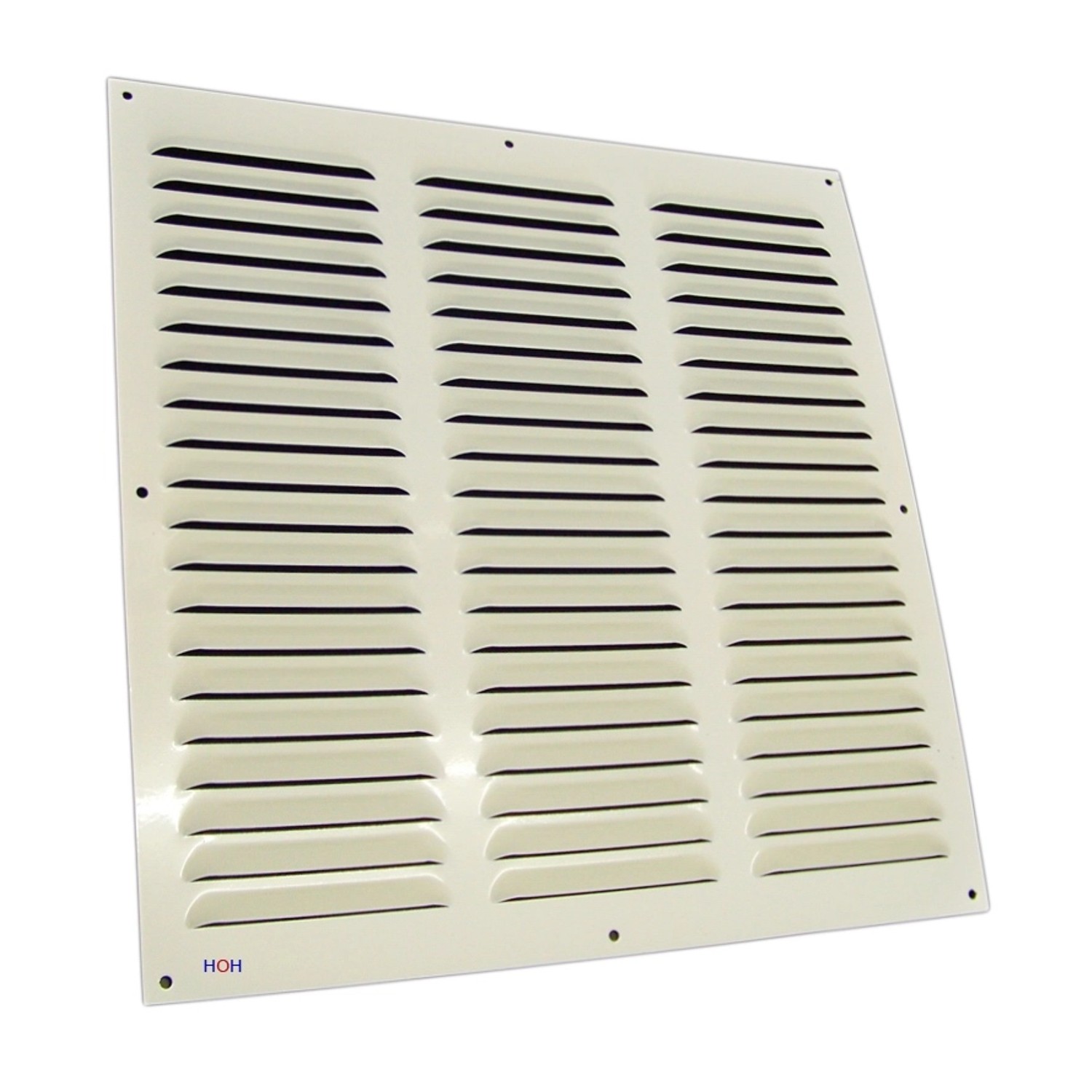 Häusler Lüftungsgitter LG-4040 W Zuluft Abluftgitter Alu Weiß 400 x 400mm günstig online kaufen