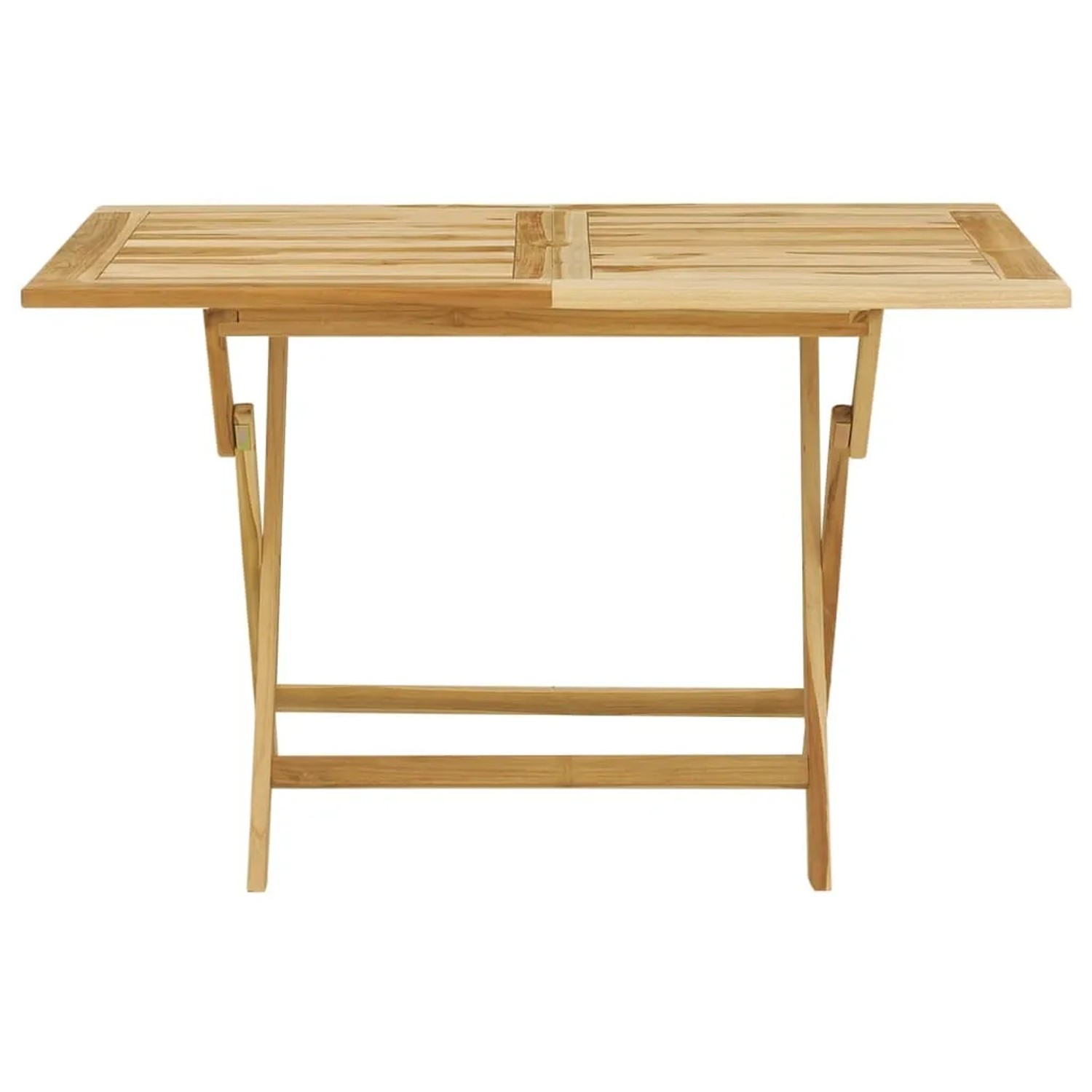 vidaXL Garten-Essgruppe aus Teakholz, klappbarer Tisch für Picknick und Camping.