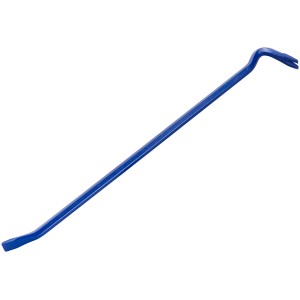 Blaues LUX Nageleisen 800 mm Classic aus Chrom-Vanadium-Stahl mit Nagelzieher und Beitelende.