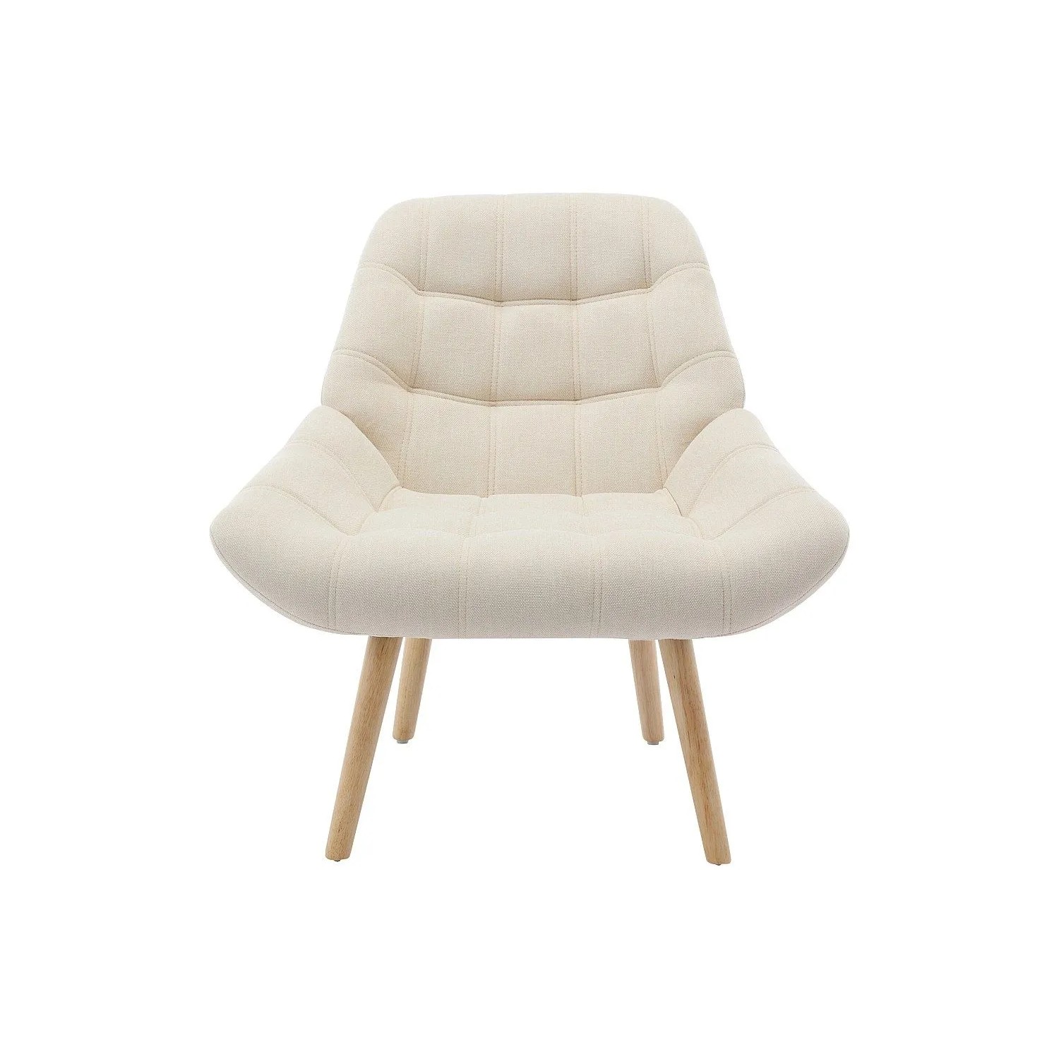 Vente-unique Sessel Mit Gerader Rückenlehne Luosto Beige 87 cm