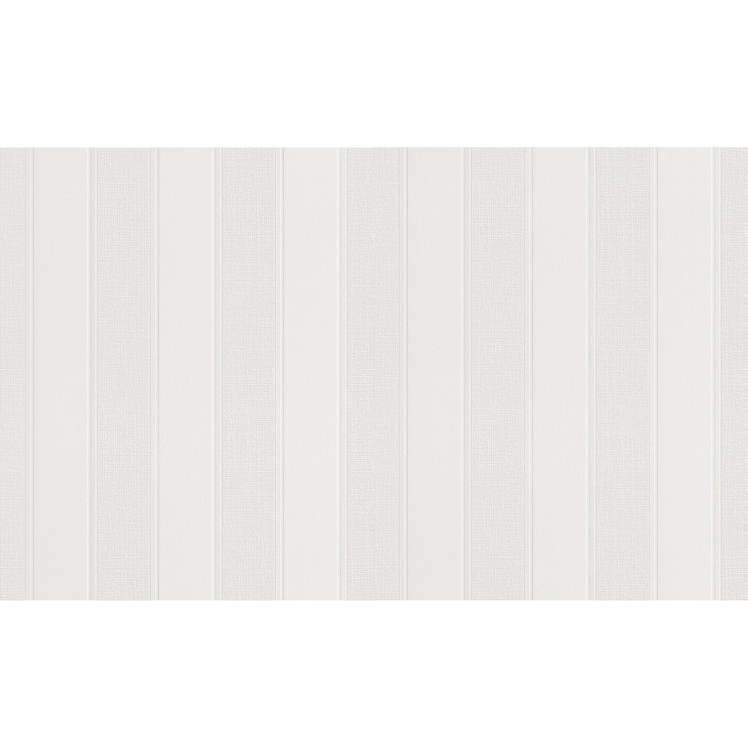 Rasch Vliestapete Wallton 141818 Streifen Weiß 25 m x 1,06 m günstig online kaufen
