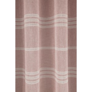 Neusser Collection Ösenschal Eloisa, 280x135 cm, rosa mit weißen Streifen. Fenstervorhang für Wohnraum.