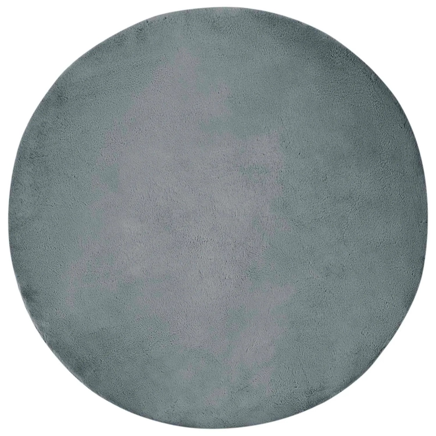 vidaXL Rutschfester Kunstfellteppich Olite Anthrazit Ø 80 cm Polyester 42021777