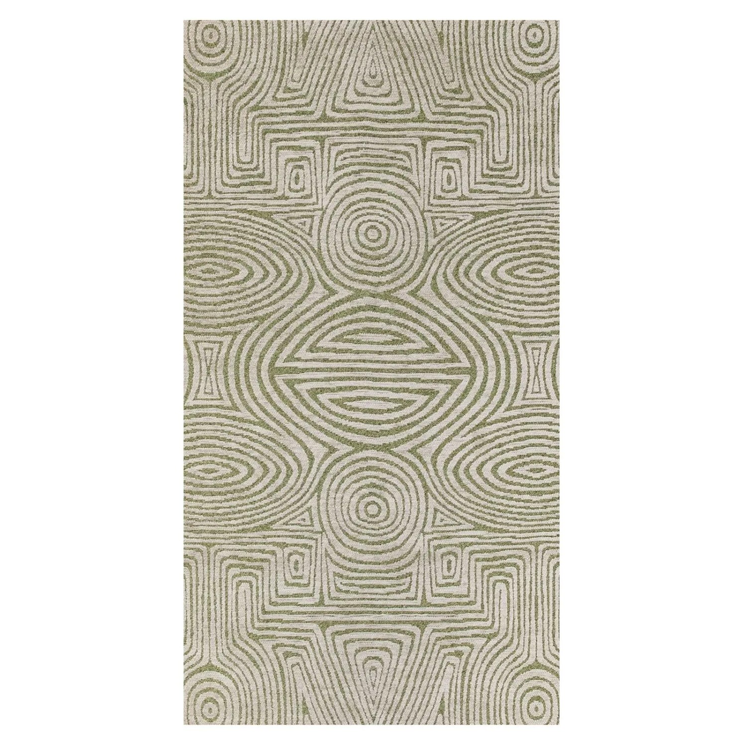 Lola&Moi Teppich Green Beach Grün 80x150cm