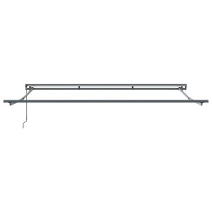 vidaXL Einziehbare Markise Anthrazit 400 x 300 cm Polyester und Metall 3330501