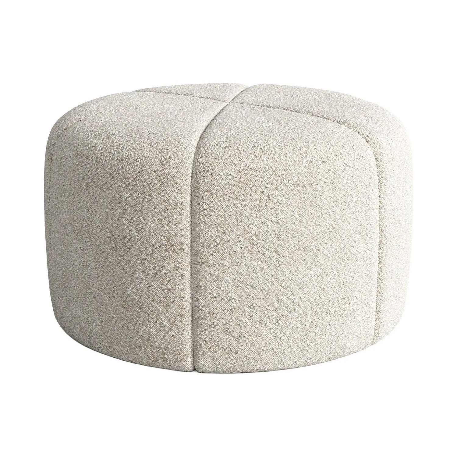 Vente-unique Sitzhocker Zofira Cremefarben 60 cm