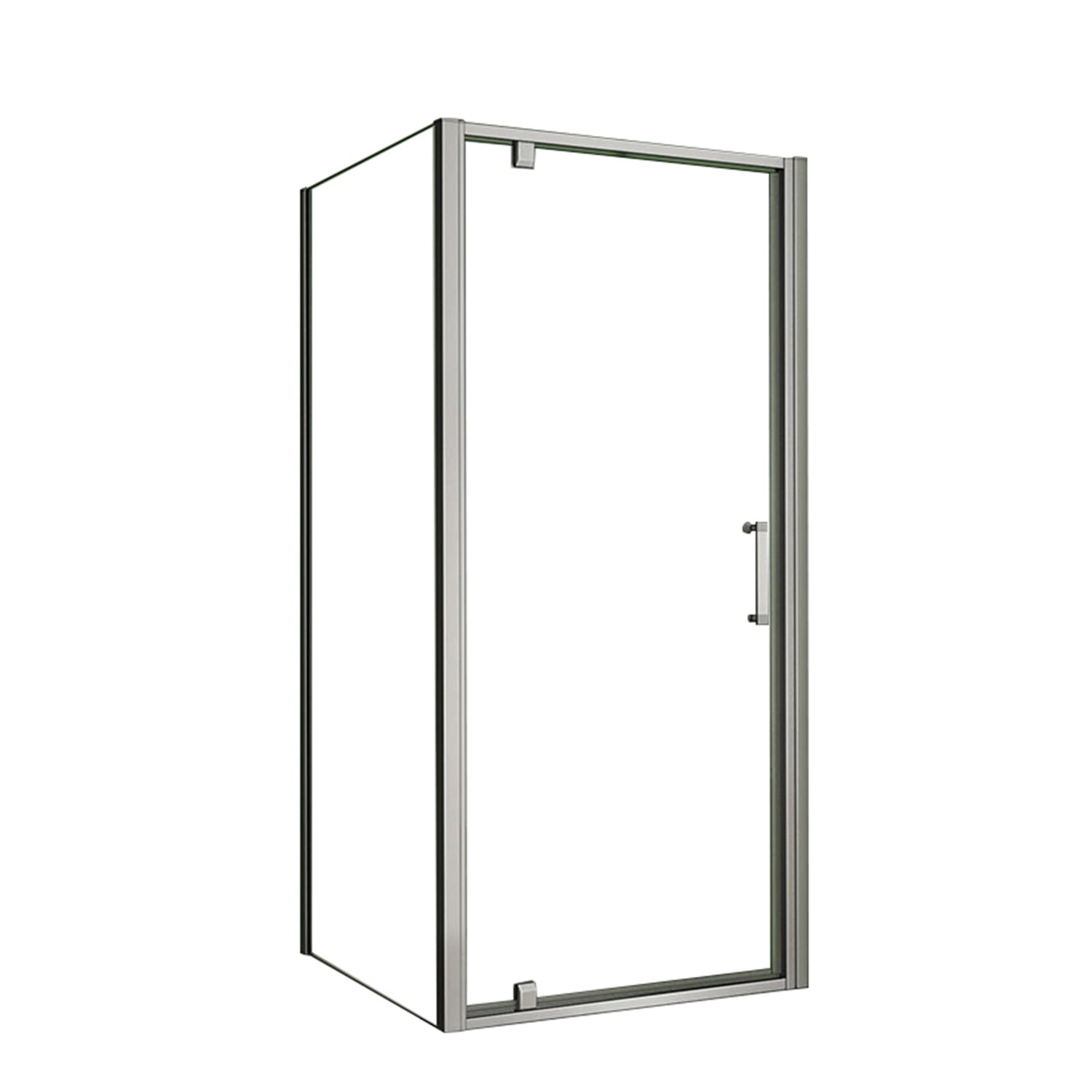 AICA Duschkabine 90x185cm Duschabtrennung Pendeltür Schwingtür mit 80cm Sei günstig online kaufen