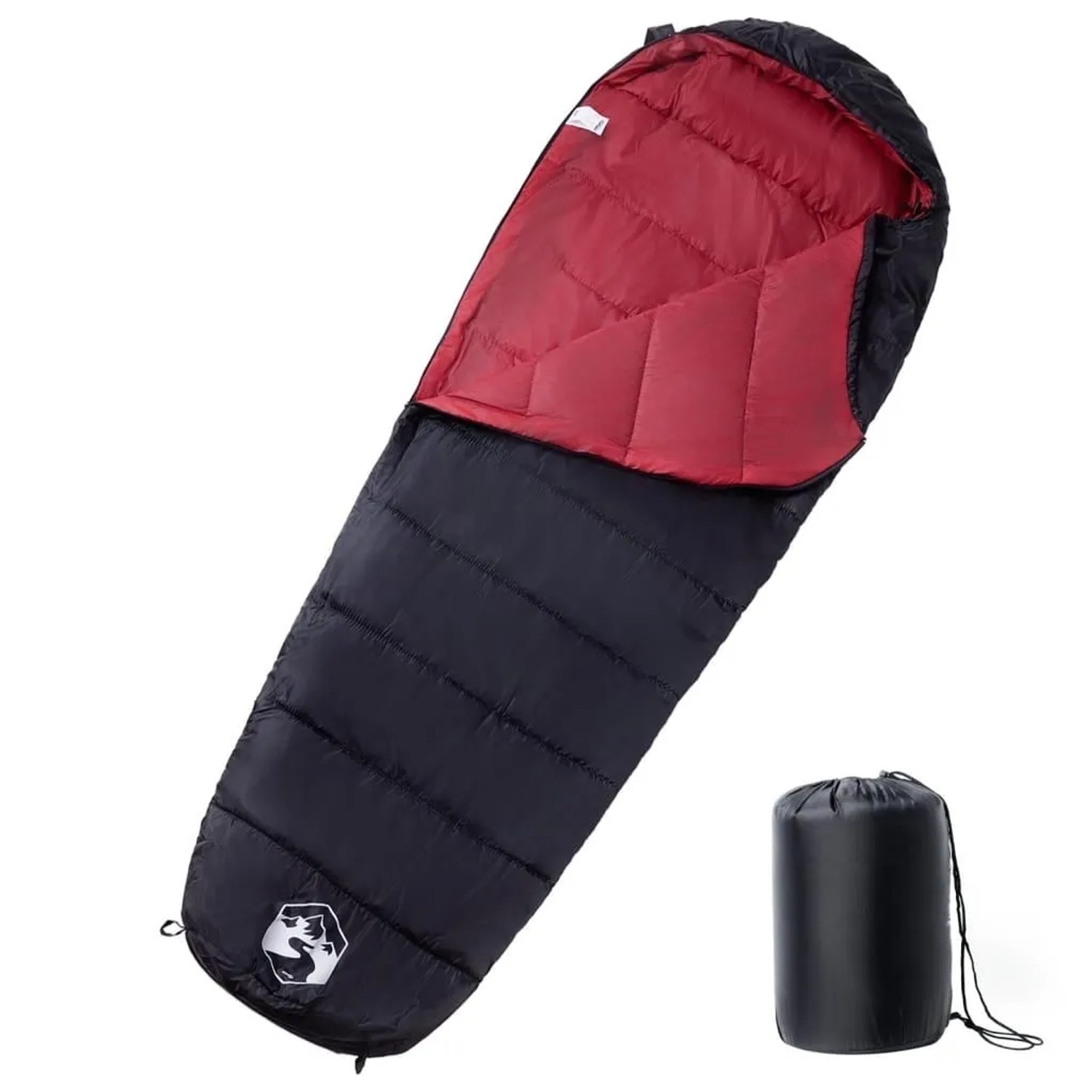 vidaXL Mumienschlafsack für Erwachsene Camping 3 Jahreszeiten 94466