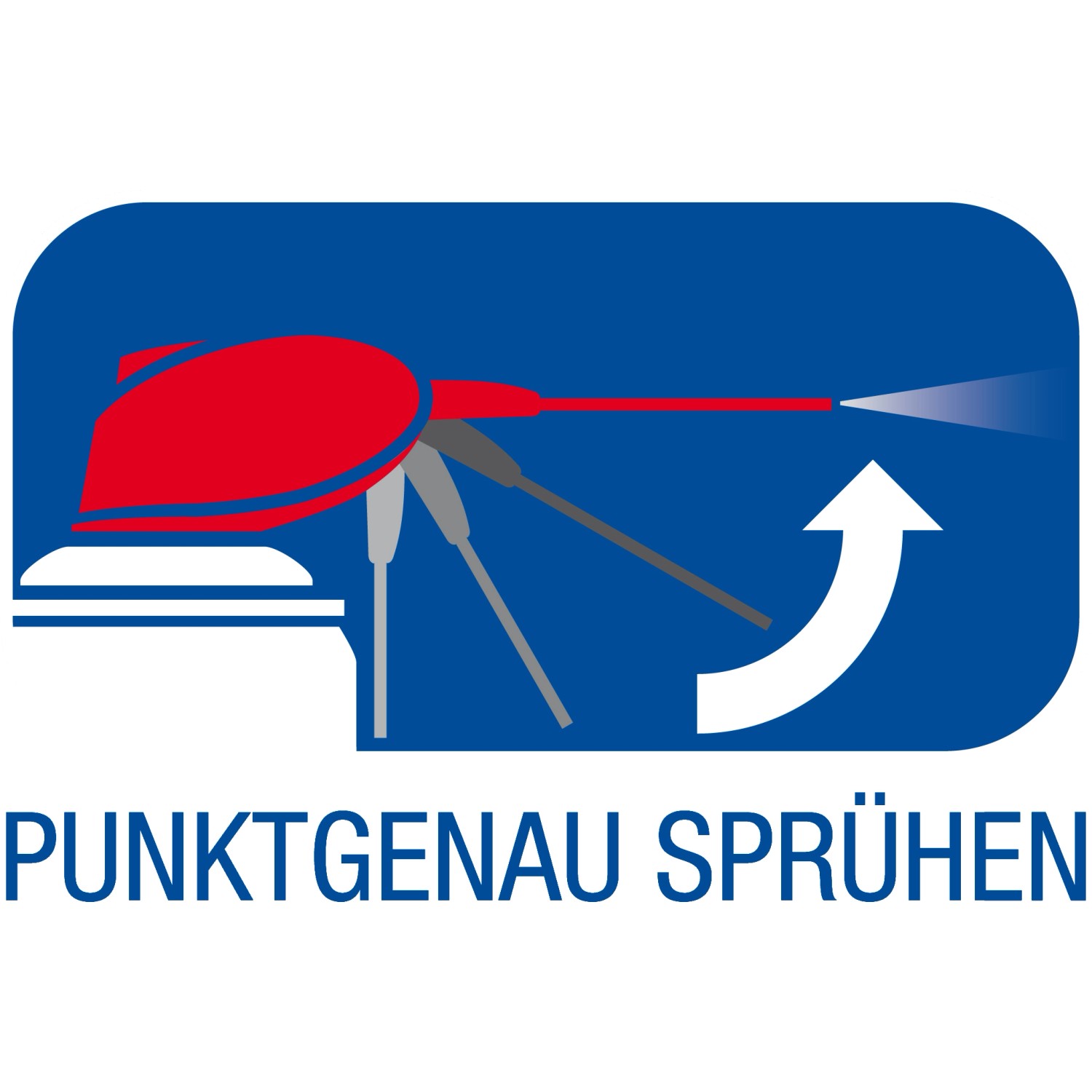 Symbol für punktgenaues Sprühen mit WD-40 Multifunktionsprodukt Smart Straw.